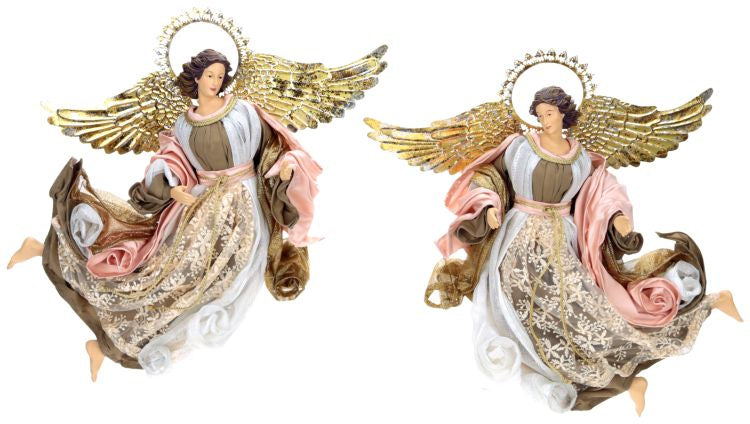 Christmas Flying Angel, Set of 2- 15.5 Inches