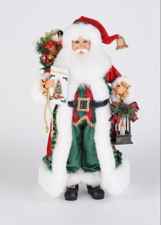 Lighted Christmas Stories Santa Small