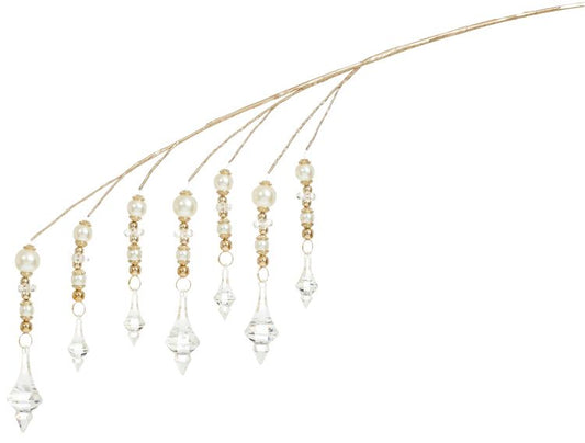 Pearl Diamond Spray - 26 Inches (Set of 12)