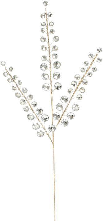 Crystal Fern Spray - 34 Inches, set of 12