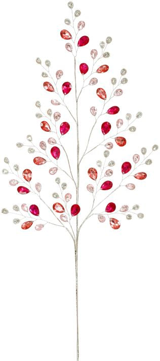 Ruby Teardrop Spray - 32 Inches, set of 12