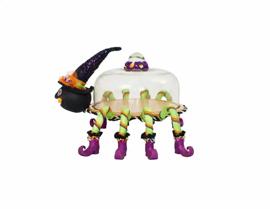 Spinderella Spider Server with Cloche