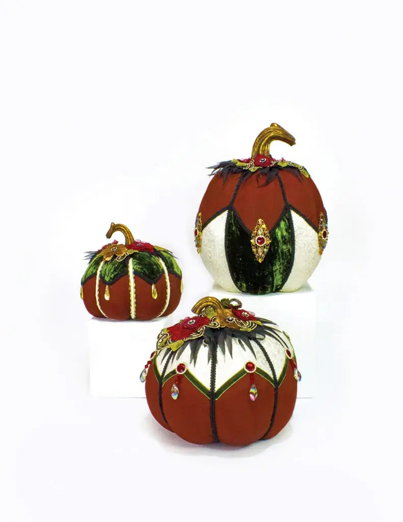 Shakesfeare Pumpkins Set of 3