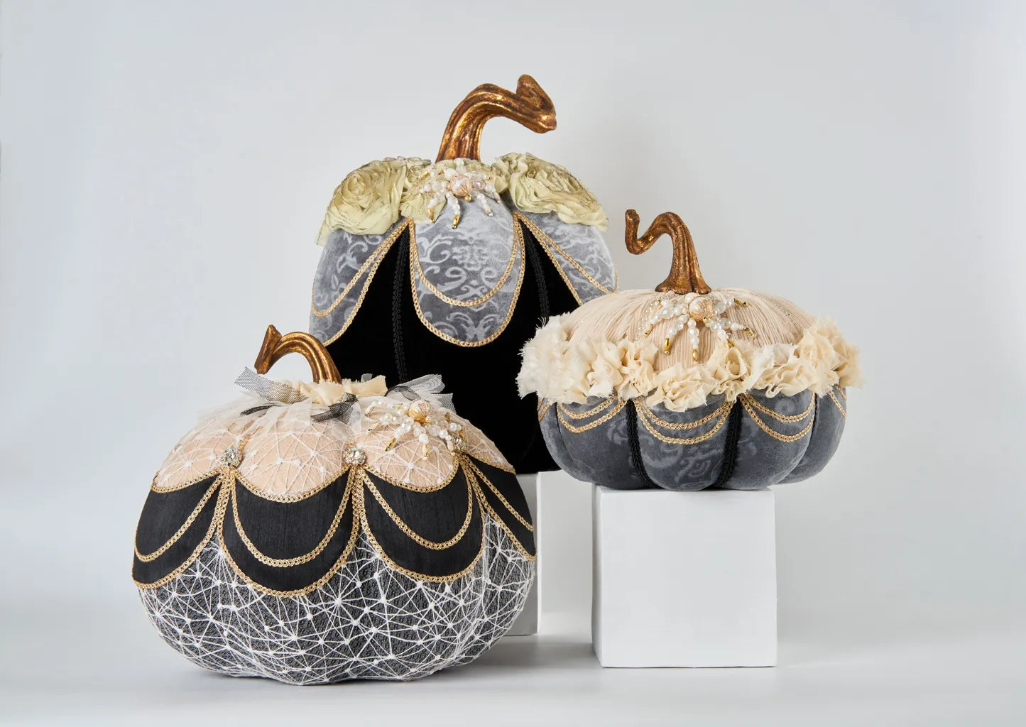 Gone Batty Pumpkins Set of 3