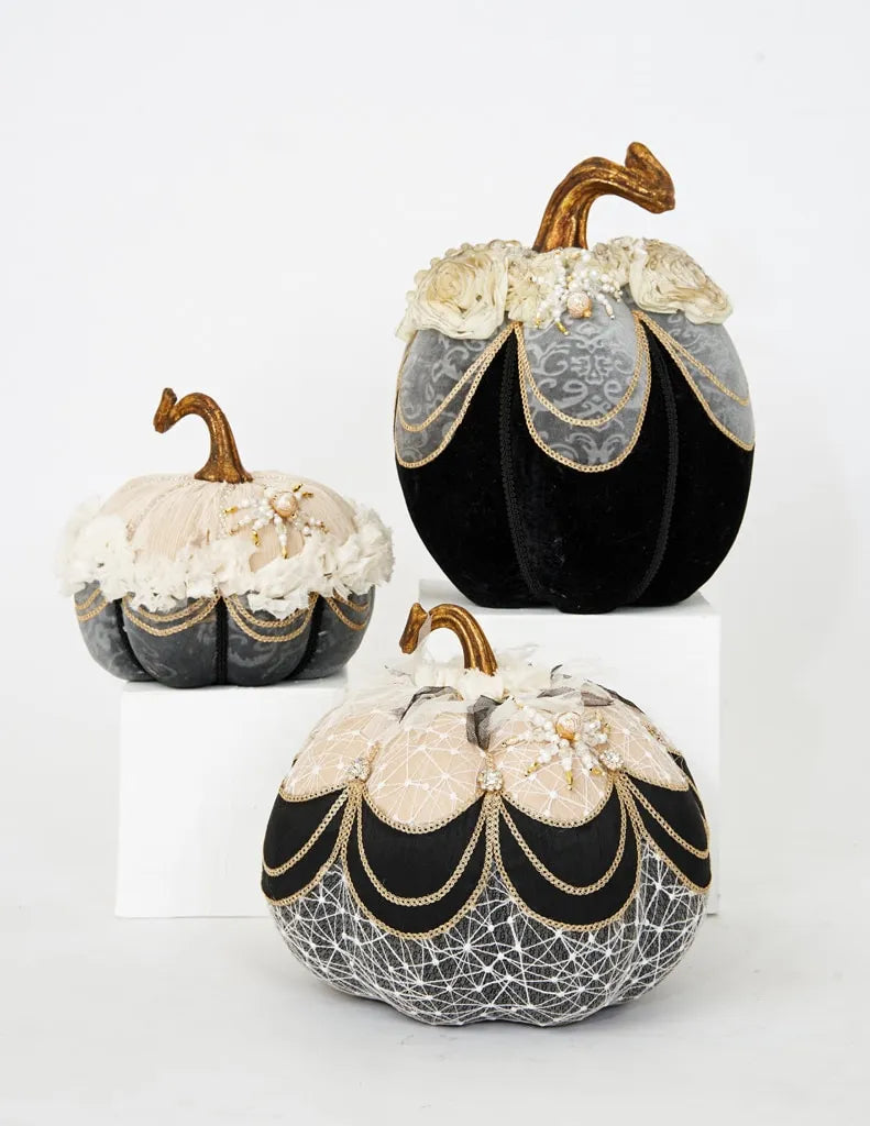 Gone Batty Pumpkins Set of 3