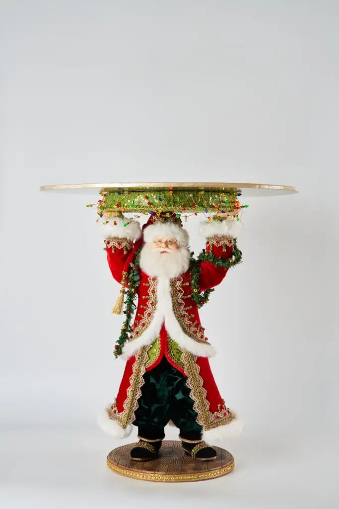 All The Trimmings Santa Cake Plate