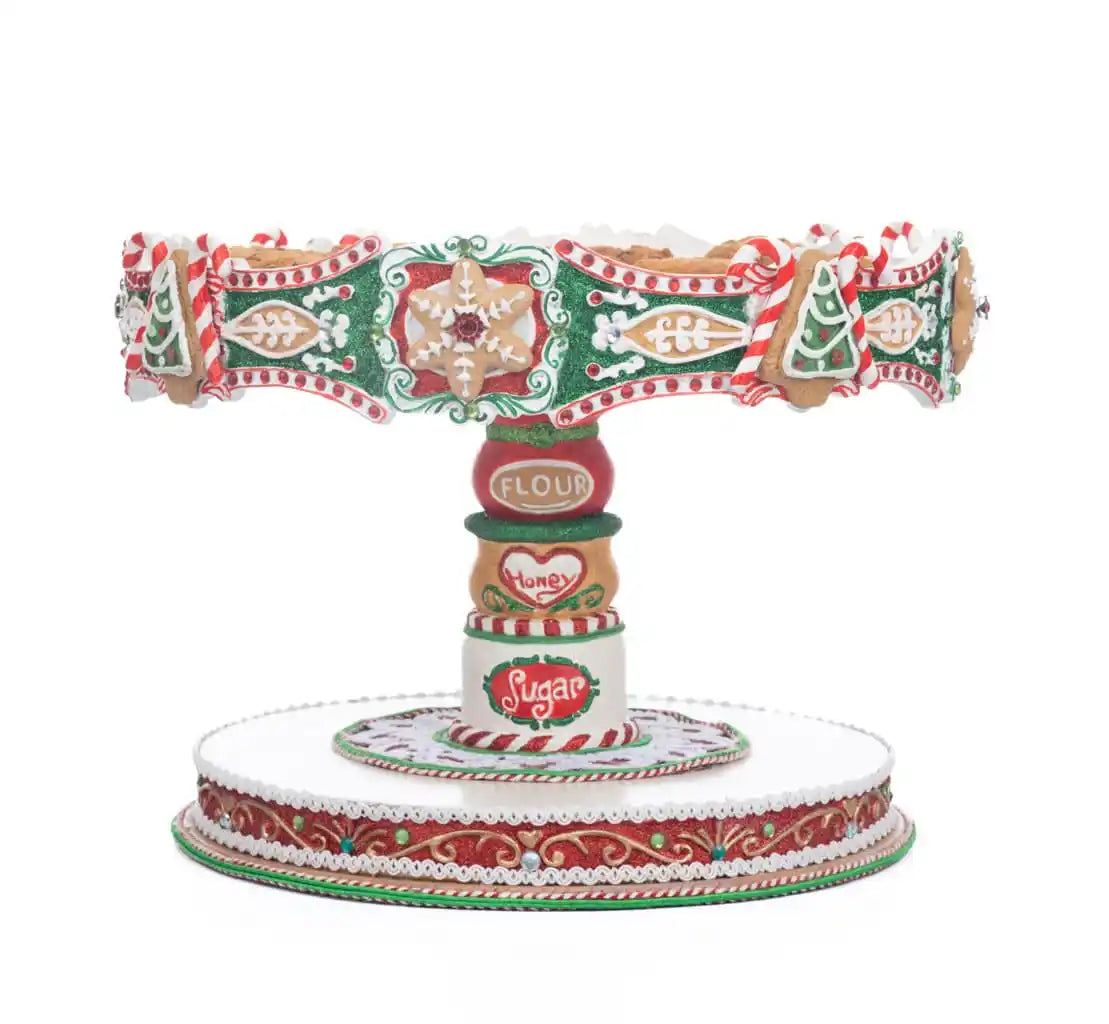 Seasoned Greetings Cake Stand