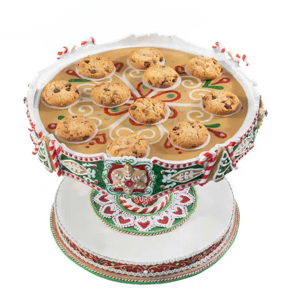 Seasoned Greetings Cake Stand
