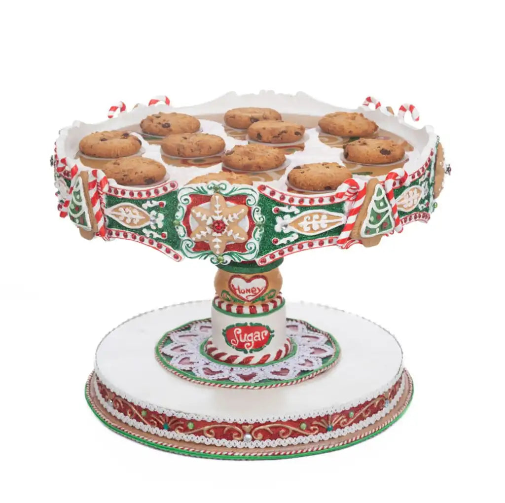 Seasoned Greetings Cake Stand