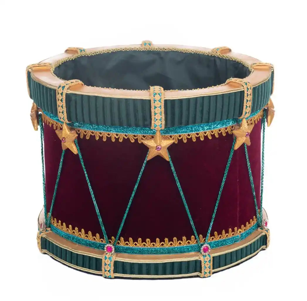 Nutcracker Drum Candy Container