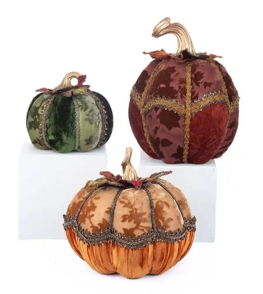Harvest Forage Pumpkins Set of 3