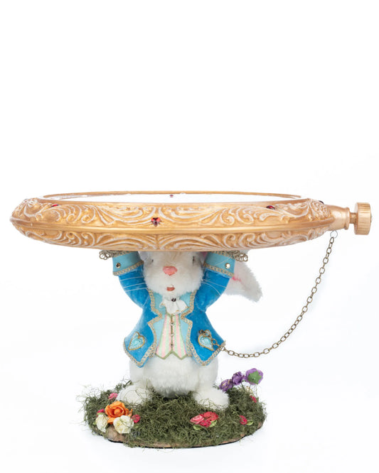White Rabbit Cake Plate (Alice)
