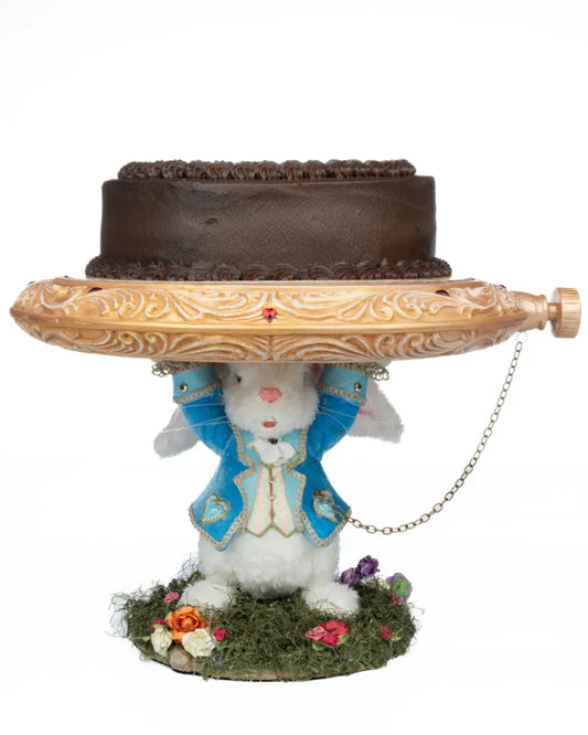 White Rabbit Cake Plate (Alice)