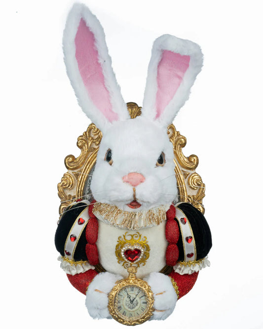 White Rabbit Door Knocker – Red (Alice)