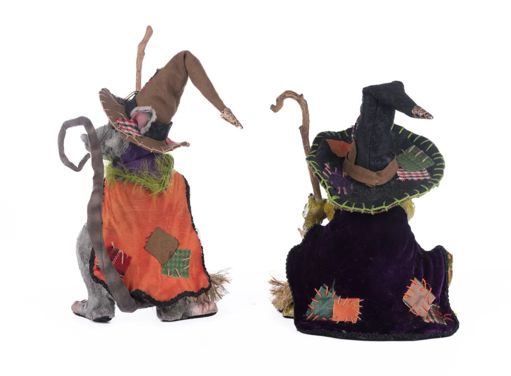 Rat And Frog Witches Set of 2