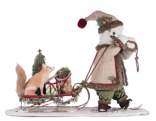 Polar Bear With Forest Friends Table Top