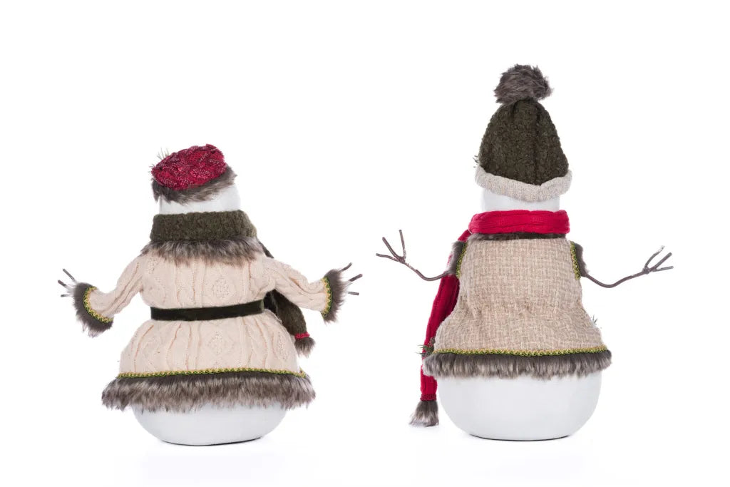 Mr. And Mrs. North Country Snowman Set of 2