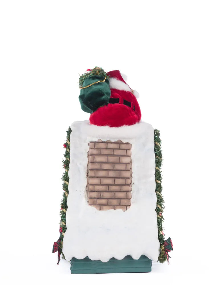 Santa In Chimney Christmas Countdown