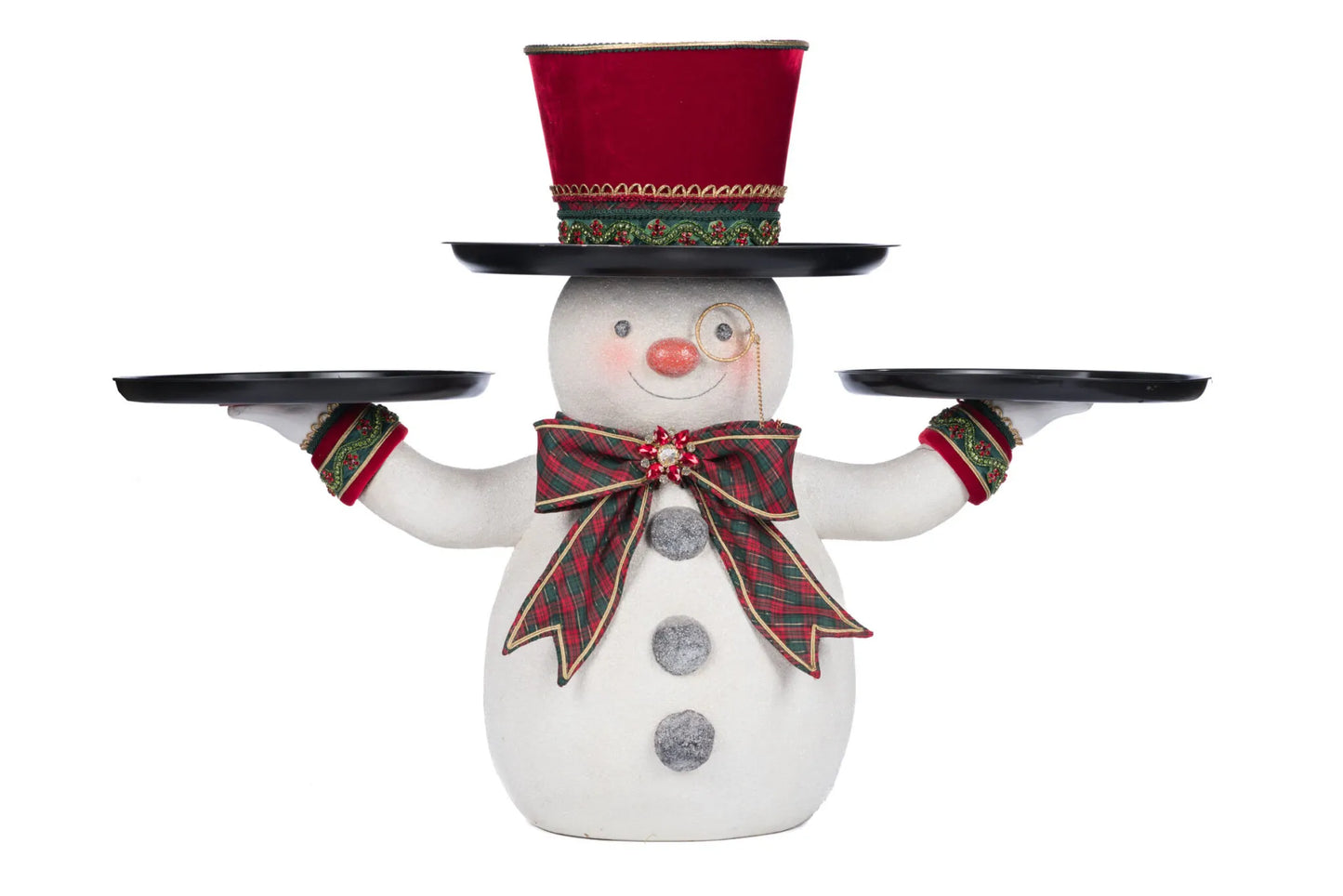 Holiday Magic Snowman Serving Piece