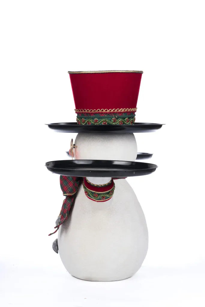 Holiday Magic Snowman Serving Piece