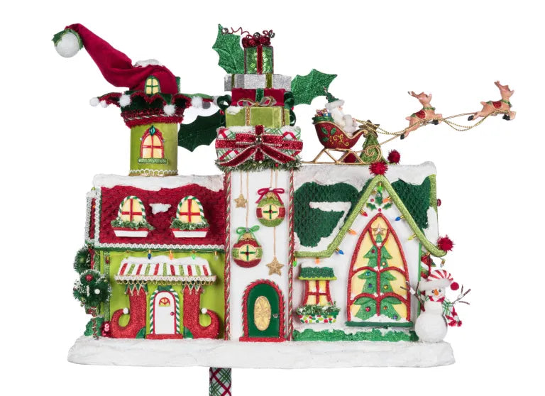 Whimsical Village Mailbox