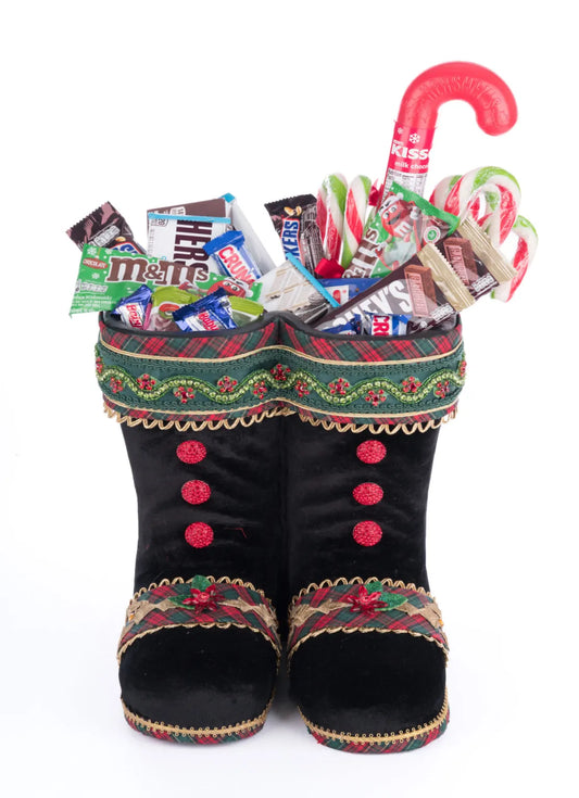 Holiday Magic Tabletop Boots - Black