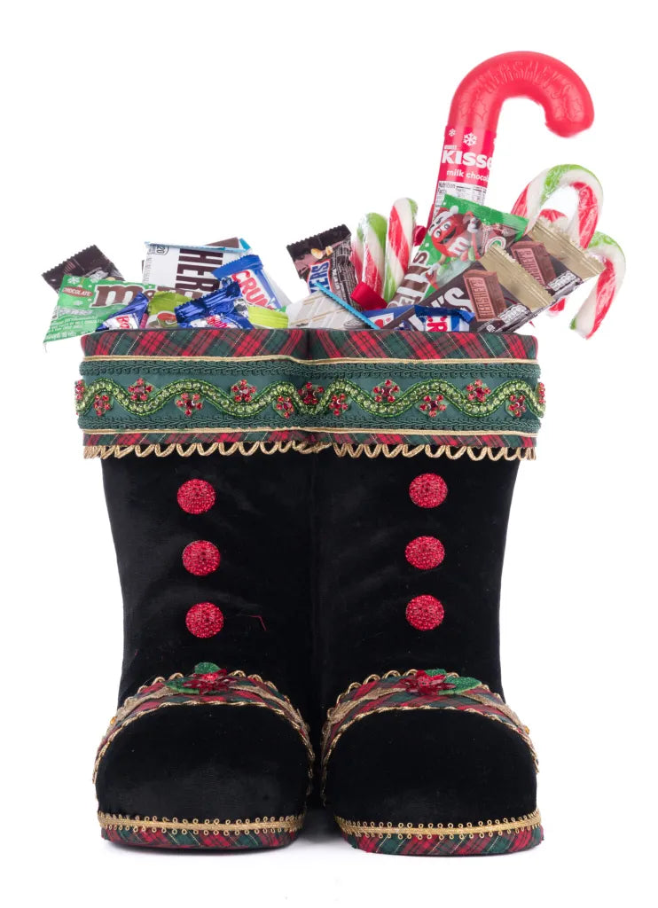 Holiday Magic Tabletop Boots - Black