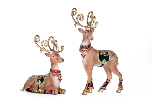 Christmas Castle Deer Assortment of 2