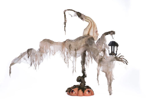 Jacks and Cats Flying Ghost With Gourd Head