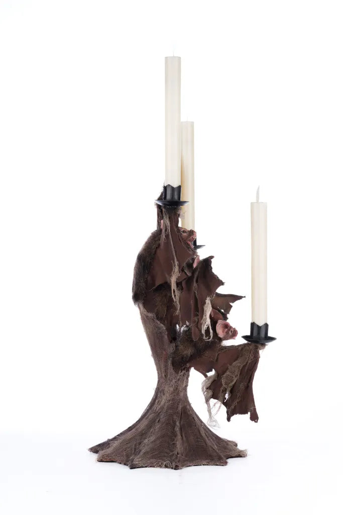 Jacks And Cats Bat Candelabra