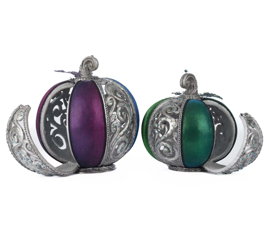 Grimm Scrollwork Pumpkins Set of 2