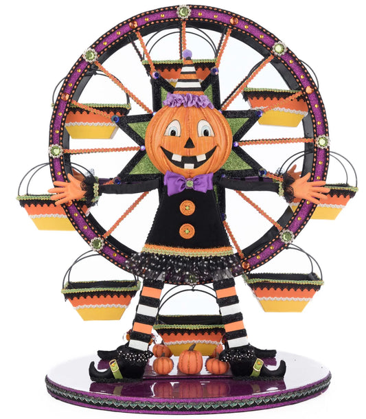 Pumpkin Ferris Wheel Cupcake Holder