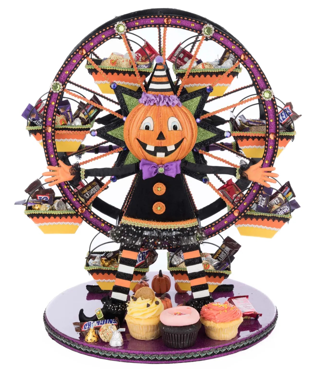 Pumpkin Ferris Wheel Cupcake Holder