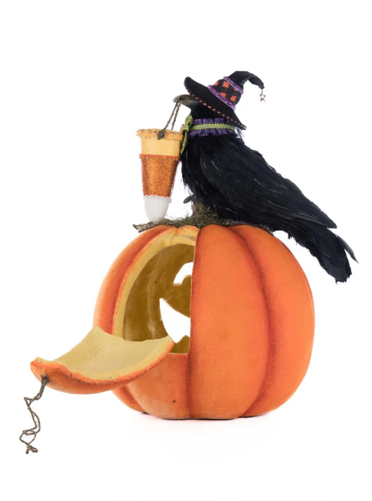 Crow with Pumpkin Tabletop