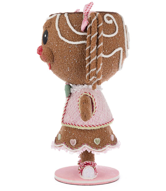 Sugar E. Sweet Gingerbread Girl Candy Container