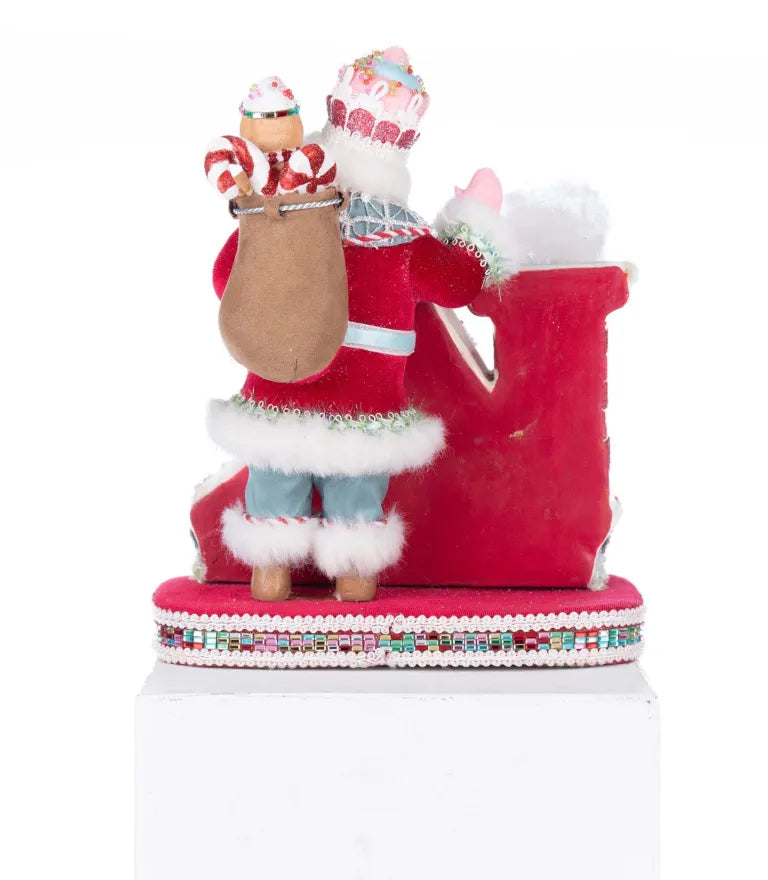 Sweet Delights Santa Stocking Holder