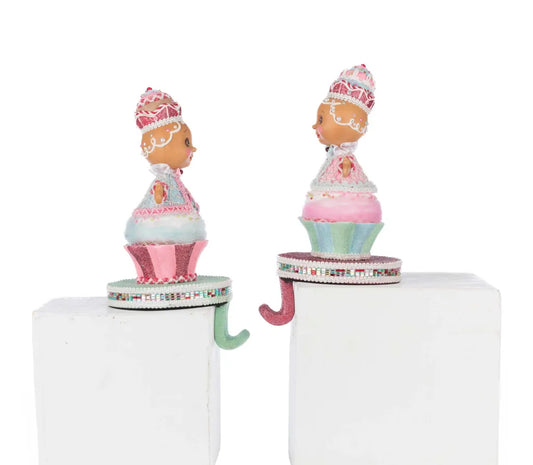 Sweet Delights Gingerbread Stocking Holder Assortment of 2