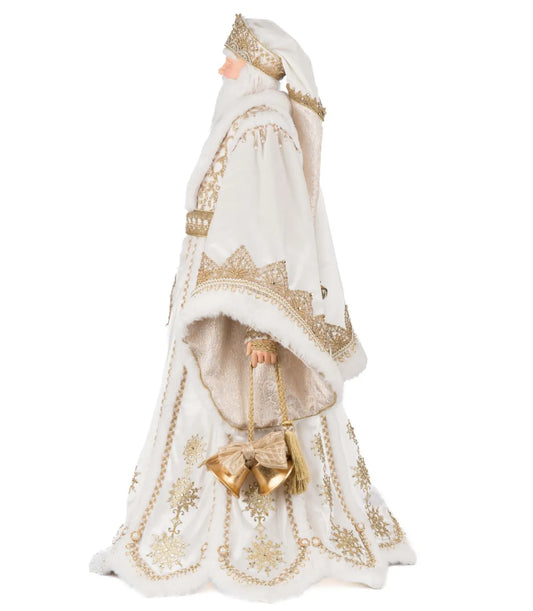 Golden Leaf Santa Doll