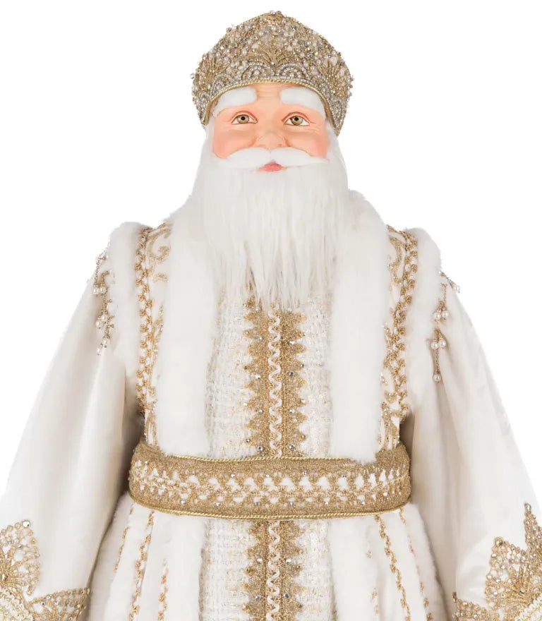 Golden Leaf Santa Doll
