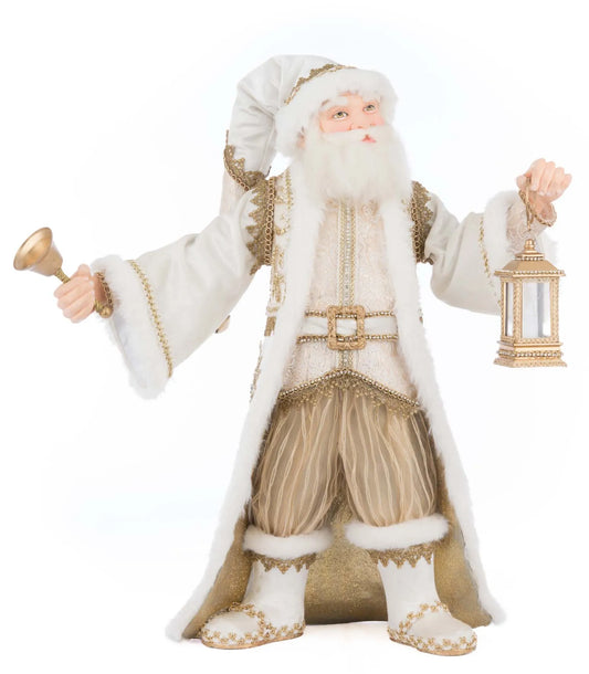 Golden Leaf Santa Tabletop