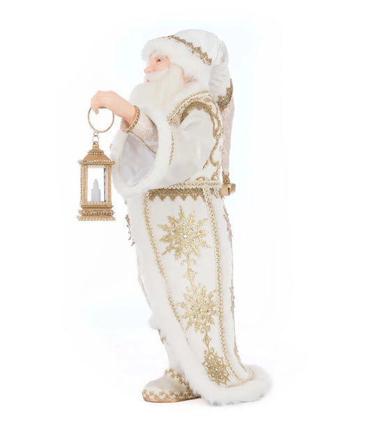 Golden Leaf Santa Tabletop