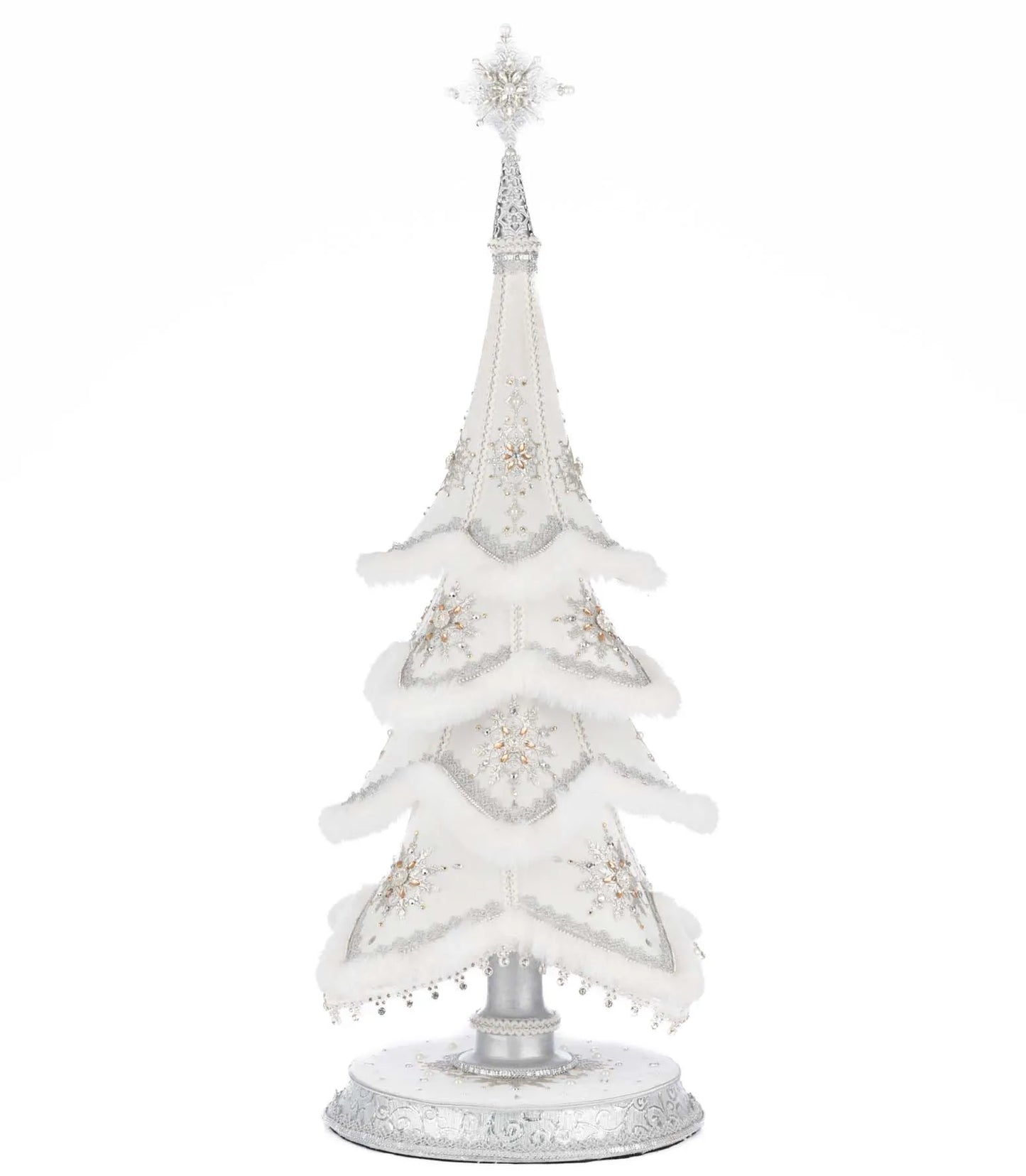 Silver Bells of Brilliance Tabletop Tree