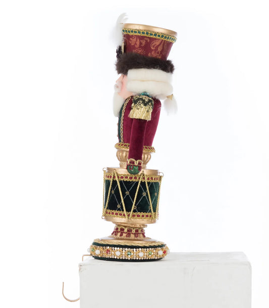 Winter Balsam Nutcracker Stocking Holder