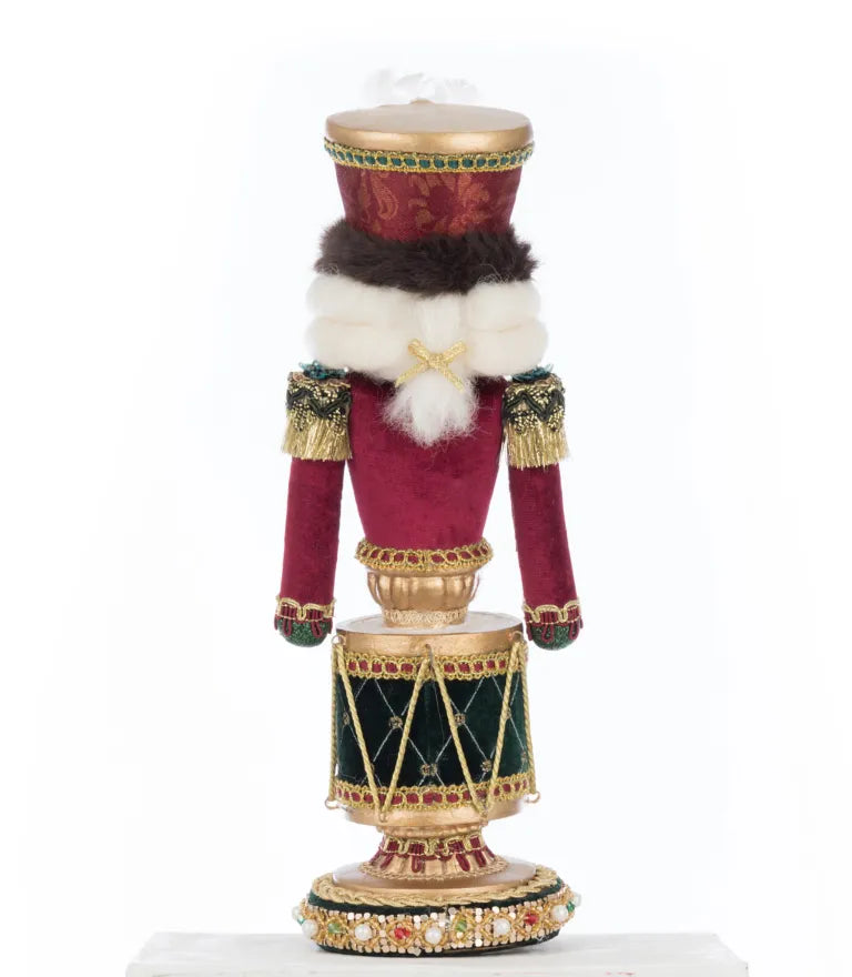Winter Balsam Nutcracker Stocking Holder