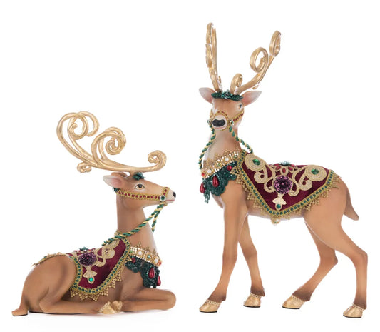 Winter Balsam and Berry Deer Assortment of 2