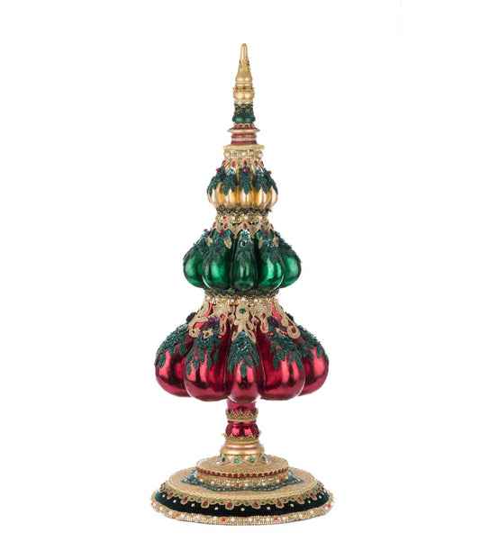 Winter Balsam and Berry Finial