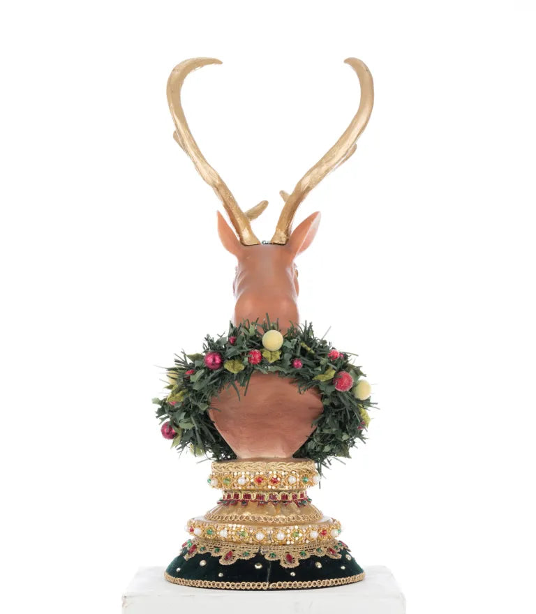 Winter Balsam and Berry Deer Stocking Holder