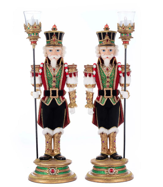 Christmas Ball Nutcracker Votive Assortment of 2