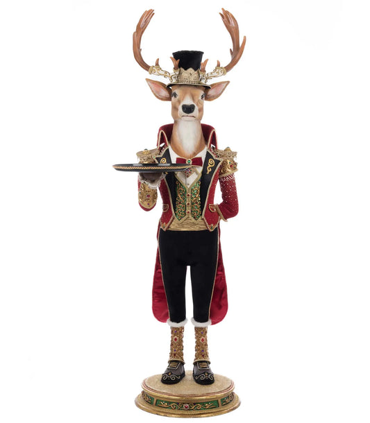 Christmas Ball Reindeer Butler 48-Inch