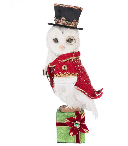 Christmas Ball Owl Tabletop